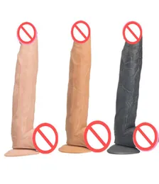 Giant Flesh Dildo grube ogromne dildo ekstremalne duże realistyczne dildo ssanie kubek seksualny dla kobiet 31 cm 3106880