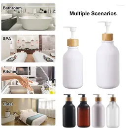 Matowy błyszczący dozownik mydła w płynie błyszczący 300/500 ml szampon łazienkowy do prysznica i odżywki pusta butelka do napełniania