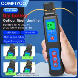 ComptyCo AUA-40A/40D Ativo Detector de Testador de Cabôs de Fibra de Fibra de Fibra Optical com Localizador de Falha Visual de 10MW