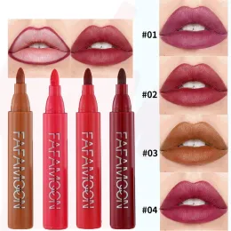 Labbra di rossetto marcatore tintura penna penna a lungo duratura idratante matto lucidala lipliner conour contorno antiaderente tazza di rossetto cosmetico