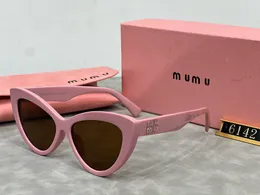 Pink Mui Mui Mu 04ys Luxury Cat Eye Women's Sun Glasses