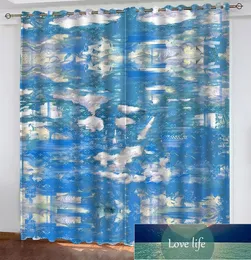 American Blackout Curtains 3d Digital Printing Curtains Cross-Border Wholesale Only Curtains High-end