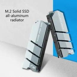 PADS 1SET M.2 SSD NVME NGFF Kylflänsen Aluminium Kylsskflöde Termisk dyna för M2 2280 SSD hårddisk Desktop PC Cooler D10 21 Dropshipping