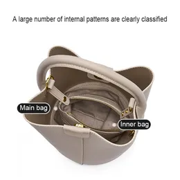 HUECLOSET Utility Leather Bag 25KERO246 DHgate.com:Premium Leather Bucket Handbag - Versatile