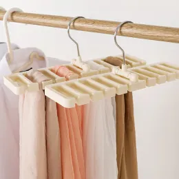 1pc-Tie-Gürtelbügel-Kleiderschrank Schrankgürtel Schalhänge Organizer rotierende Schlitze Lagerhalter Rack Haken Schlafzimmer Hausgegenstände