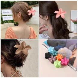 1 datorer Korea Flower Shape Hair Claw Clip for Women Girls Barrette Crab Hair Claws Ponytail Hairpins Bath Barrette Headwear