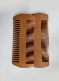 Pocket Wood Beard Comb Double Sides Super smala tjocka trä Combs Pente Madeira Lice Pet Hair Tool5027564