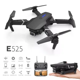 Drönare Ny 2022 NYA E525 DRONE 4K HD WIDEANGLE CAMALE 1080P WIFI Visuell positioneringshöjd Håll RC DRONES Följ mig RC Quadcopter Toy