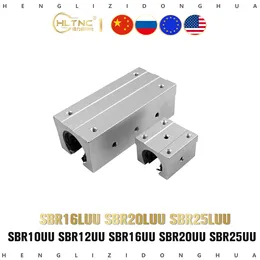 SBR10UU SBR12UU SBR16UU SBR20UU SBR25UU SBR16LUU SBR20LUU SBR25LUU SBR30LUU sbr20 linear rail sliding bearing block for CNC