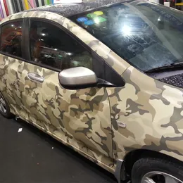 Auto Sting 20*152 m Camouflage Car Body Wrap Film Camo Army Green Car-Stylings Aufkleber und Abziehbilder PVC Vinyl Car Aufkleber