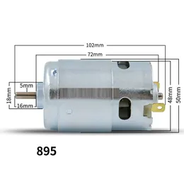 895 Högt vridmoment Hög RPM DC Motors 12V 24V