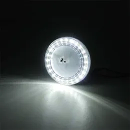 12V 46 LED Car Round Ceiling Dome Roof Light Interior Light Lamp On/Off Switch For Camper Van Caravan Motorhome Boat RV 1PCS