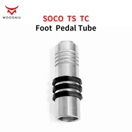 Super Soco Scooter TC TS 원래 액세서리 연결 브래킷 페달 튜브 페달을위한 전면 및 후면 페달 어셈블리