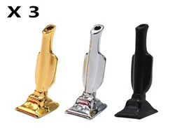 Silver Gold Metal Pipes Trophy Shape Smoking Pipe Mill Sniffer Snuff Tube for Tobacco Smoking Accessories4960194