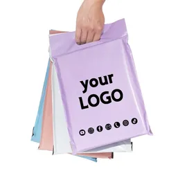 50-Pack Courier Bags with Handles Mailing Courier Bags Self-Sealing Adhesive Waterproof Envelope Bags Custom Printed 240322