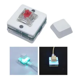 Klawiatury mini klawiatura USB z 1 przyciskiem programowalny mechaniczna klawiatura gier RGB
