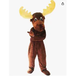 2024 Ny Halloween Moose Elk Mascot Costume Custom Fancy Costume Anime Mascotte Theme Fancy Dress Carnival Costum