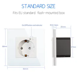 Bingoelec Zigbee Smart Wall Plug EU16A Adapter Power Socket App Fernbedienung Tuya Outlet für Alexa Google Home Assistent