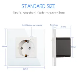 Bingoelec Zigbee Smart Wall Plug Plug EU16A Adattatore Società di alimentazione App telecomando TUYA Outlet per Alexa Google Home Assistant