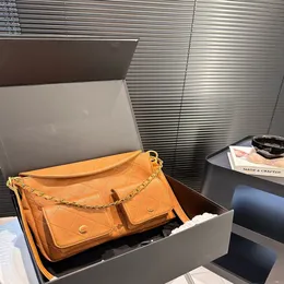 Винтажный дизайнерский пакет на плечах женщинам сумки сумки сумочка для дорожного сумочка сумки для подмышки для сумочки рюкзак золотой аппаратный мешочек 29 см.