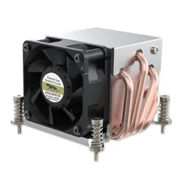 Cooling 2U Server CPU Cooler 4 Copper HeatPipe CPU Radiator radiator radiatora chłodzącego wentylator chłodzący PWM Intel LGA 1151/2011, AMD AM4