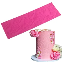 Origami silikon kalıp çikolatalı şeker akımı dantel mat diy buttercream şeker kek kalıp kek dekorasyon aletleri pişirme aksesuarları