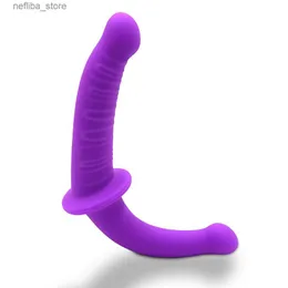 Outros itens de beleza de saúde Strapless strap-on Realistic Silicone Dildo para Estimulação de Vagina AN