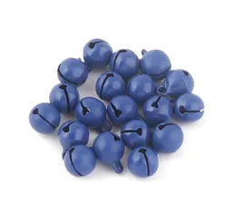 Jingle Bells Jingle Bells for Crafts Gold Sound Bells Ornament Bells Perlen Charme Anhänger Schmuck Erstellen 8mm Blau