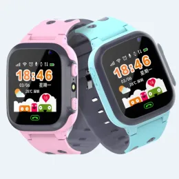 Guarda Kids Smart Watch 2G Kids Watchs Sim Card Call SOS Kidss Smarts Locaricale GPS Bambini Flashlight Smart Phones for Children Watch