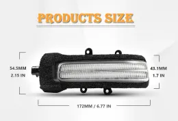 LAMPAGGIO DI LUCE DEGNO DI VERIFICA DI VERIFICA DI MIRRO DENAD LED per Toyota RAV4 VANGUARD HIGHLANDER KLUGER 4RUNNER HILUX SURF SIENNA FORTUNER