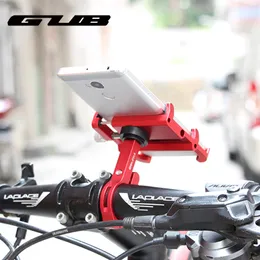 GUB Bike Aksesuarları Artı 6 Alüminyum Bisiklet Telefon Montaj Braketi Ayarlanabilir Bisiklet Telefon Stand Tutucu 3,5-6.2 inç akıllı telefon