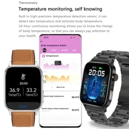 Terapia laser salute smart orologio uomini acidi urghi orologio per zucchero nel sangue orologio smart bluetooth chiamando la pressione arteriosa smartwatch 2024