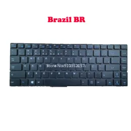 لوحات مفاتيح لوحة مفاتيح لوحة مفاتيح للمفاتيح لـ Jumper لـ Ezbook S5 14 'Brazil BR فارغة 2 دبوس مع زر الطاقة الجديد