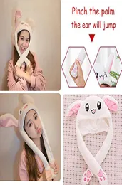 LED TOYS BUNNY EARS HAT HAT CARON PLUSH FLUSH Party Party Gift Light Luminous Luminous Blink Jumping Up Hat for Kids adult225462