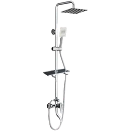Xaozo Set Bather Shower Set Spa Prysznic Bath Prysznic Mikser z ręcznie krany prysznicowe opady deszczu Chromowane prysznice miedź