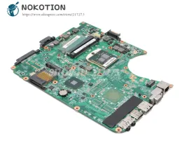 Moderkort Nokotion Laptop Motherboard för Toshiba Satellite L655 Main Board A000075380 A000075480 DA0BL6MB6G1 HM55 DDR3 Gratis CPU