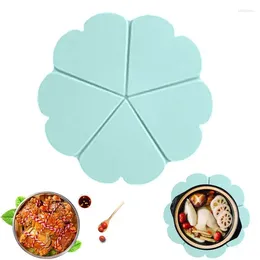 Carpets Coasters Flower Isolamento in silicone Matnordic Creative Table Mat Home Anti-scalding Placemat Forme per caffè