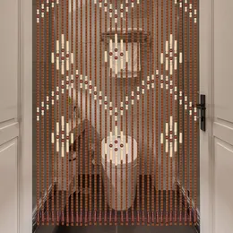 TACHILC Octopus Wooden Beaded Door Curtain - 36 X 78 In- Bead Doorway Curtain - Bead Curtain For Door Decoration & Room Divider