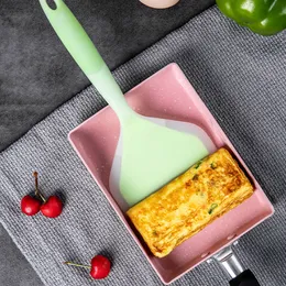 Silicone Cooking Turner Pancake Shovel Non-Stick Beef Meat Wide Pizza Spatula Kitchen Scraper Food Lifters Kitchen Gadgets