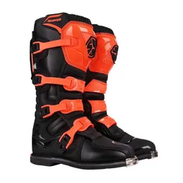 Scoyco Racing Motorcycle Long Shoes Off-Road Boots Dirt Bike Sports Rider Moto Faux Leather Boot, MBM006