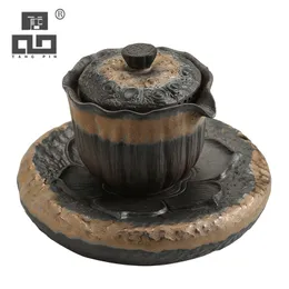 Tangpin Bels Cerâmico Gaiwan Pot Disters