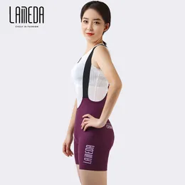 Lameda 2022 New Cycling Bib for Women Professional Bike Shorts Summer High Weist Bibs Mtb Road Pants Bicycle Apparel