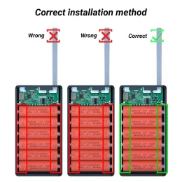 CELA C12 POWER BANCO DIY destacável DIY 12x18650 Caso do carregador PD Caixa de banco de potência de carregamento rápido para smartphone DIY carregador Shell