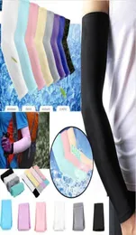 Arm Sleeves Warmers Sports Sleeve Sun UV Protection Hand Cover Cooling Warmer Running Fishing Cycling Ice Silk Hicool Cooling Slee1825796