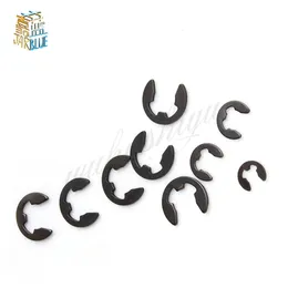 100pcs Din6799 GB896 M1.5 M2 M2.5 M3 M4 M5 M6 M8 Circlip Sack Reteiner E-clip rondella a forma di fibbia con fibbia rondella