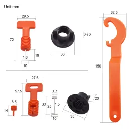 50pcs/Lot Tiles Leveling System Level Wedges Fliesen -Abstandshalter für Fußböden Austauschbarer Tools mit Locator -Abstandshaltern ZEICH