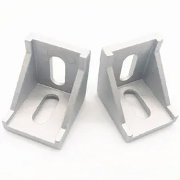 50pcs 3030 Misternum Corner Bracket Brackets 35x35x28mm زاوية زاوية قوس زاوية للموصل الألمنيوم ملف CNC