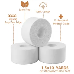 Sports White Athletic Tape Bardzo mocna łatwa łez