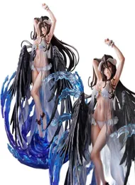 Anime Manga 32CM Anime Character Albedo Figure Swimsuit Strippable Sexy Model Toy Anime Overlord Doll Demon Standing Action PVC Fi9782603