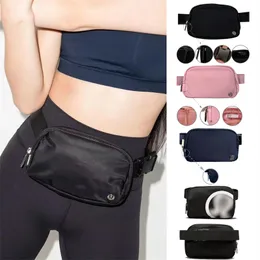 Мода Lulu везде Lu Designer Belt Bag Сумка роскоши сумочка женская сцепление спортивные пакеты Mens Mens Tote Высококачественная сумка для талии на плече.